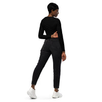 Bachateros Dimelo Recycled long-sleeve crop top – Academic Network